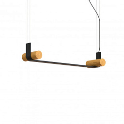 563.25C25C41IND Tooy Nastro подвесной линейный светильник с цилиндрическими модулями по краям