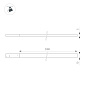 Трековый светильник Arlight MAG-MICROCOSM-FLAT-ELASTIC-L2000-16W — фото 1