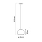 746024/11_10 Vibia Knit ø 45 см x 35 см - подвесной светильник 7460 — фото 1