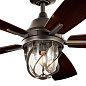 52" Lydra Fan Olde Bronze люстра-вентилятор 310073OZ Kichler — фото 6