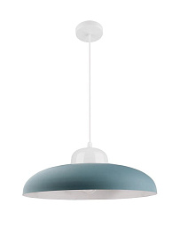 9104261 Nova Luce Victoria подвесной светильник с куполообразным плафоном бирюзового цвета