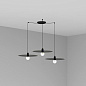 68145-3L PLAT BLACK PENDANT LAMP E27 60W 3L подвесной светильник Faro barcelona