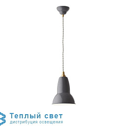 подвесной светильник с металлическим плафоном и длинным тросом