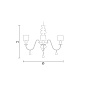 Подвесной светильник Eva Chandelier Masiero — фото 10
