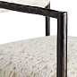 4897 Barbana Chair Facet Cream Chenille Arteriors мягкое сиденье