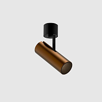 holon 60 directional surface mounted, deep recessed louvre, brushed bronze