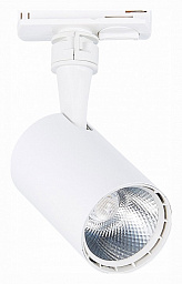 ST351.536.10.36 ST-Luce 1ph lights ST-luce трековый прожектор белого цвета цилиндрической формы для однофазного шинопровода