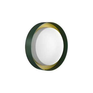 Platter Flos Outdoor Накладной потолочный или настенный светильник круглый зеленый f-o-1084