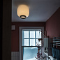 FN210083E_02 Foscarini Chouchin 3 reverse PL потолочный светильник с белым стеклом белый; серый — фото 1