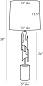 49364-496 Aslan Lamp Arteriors настольная лампа