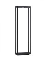 Dark Anthracite Die-Casting Aluminium & Clear Glass LED 8Watt 220-240Volt 489Lm 3000K IP65 L:23 W:8.6 H:75cm