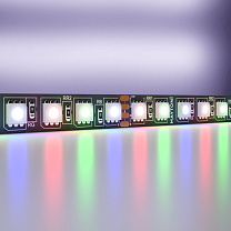 21 Вт/м, RGB, 5 м, 10 мм, IP20, 700 лм/м, 5050, черная основа