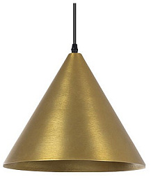 A7041SP-1BK Arte Lamp David подвесной светильник в форме конуса золотистого оттенка