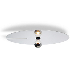 MIRRO 3.0 Jet Black + Glossy Aluminium Wever Ducre Mirro накладной настенный светильник белый