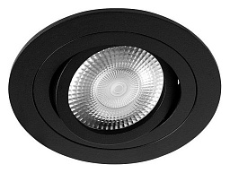 10341/B Black Loft It Hap встраиваемый потолочный светильник круглой формы чёрного цвета