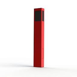 108010110 Roger Pradier Brick2 садовый фонарь красного цвета с квадратным основанием