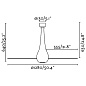 32004 Faro ETERFAN Ø128 см чёрный матов. лопасти мадера люстра-вентилятор без света