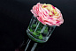 ETERNITY BIG Цветочная композиция со стеклянной вазой VGnewtrend