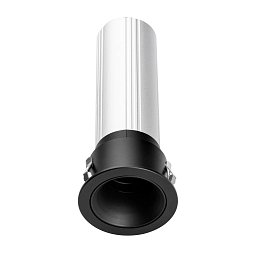 4787-1C Favourite Headset бело-чёрный миниатюрный спот с узким лучом под отверстие 35 мм