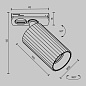 TR218-1-GU10-W Maytoni Calipso Трековый светильник 10W Белый — фото 11
