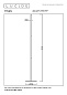 68710/33/30 FINAN торшер с тонкой стойкой и вытянутым цилиндрическим источником света — фото 4