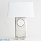 Passageway Table Lamp-Shiny Nickel-Wide Global Views настольная лампа