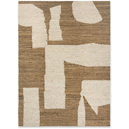 1104268077 Ferm Living Piece текстильный ковер с абстрактным геометрическим орнаментом