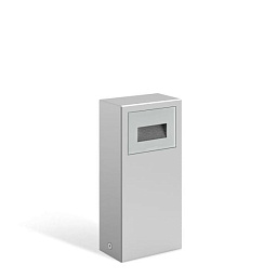 Kit-06 Stile Next Post Lombardo Stile next садовый светильник на опоре с прямоугольным корпусом и встроенным световым окном
