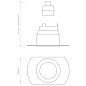 1434007 Pinhole Slimline Round Flush Fixed Fire-Rated IP65 Astro lighting встраиваемый светильник матовый белый — фото 1