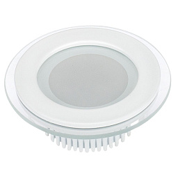 014928 Arlight Lt glass круглая потолочная светодиодная панель в стеклянной рамке с матовым рассеивателем