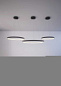 ACB Iluminacion Grace 3848/78 Подвесной светильник Texture Black, LED 1x80W 3000K 6800lm, Integrated LED, Dim.DALI/Push