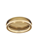 Triac Dimmable Antique Brass Aluminium & Acrylic LED 59 Watt 220-240 Volt 3919Lm 3000K IP20 D: 60 H: 12 cm