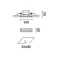 EJ97 Laser Blade XS iGuzzini Recessed Frame section 5 LEDs - integrated DALI - Wall Washer Longitudinal Glare Control — фото 1