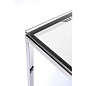85022 Консоль Laser Silver Clear Glass 120x40см Kare Design