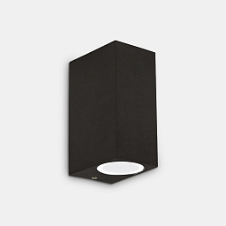 115344 Ideal lux Up уличный настенный светильник прямоугольной формы чёрного цвета