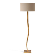 Ribbon Floor Lamp Burnished Gold Porta Romana