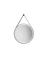 Sandy Black Steel & Glass & Black Strap LED 29Watt 220-240Volt 701Lm IP44 3000K Touch Switch No Frosting D:64 W:4 H:85 cm