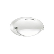 Уличный потолочный светильник Lombardo Airy Top Ovale 300, 60 Вт, белый