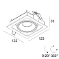 100083 9030 B-B Delta Light GRID Mini In 1 Мягкий утопленный светильник — фото 1