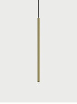 A-TUBE NANO PENDANT MEDIUM 60CM BLACK CABLE GOLD 2700K (350m