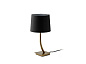 29685-06 REM BRONZE TABLE LAMP BLACK LAMPSHADE настольная лампа Faro barcelona