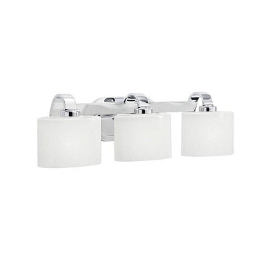 3 Light Oval Vanity Light Chrome настенный светильник 37380 Kichler