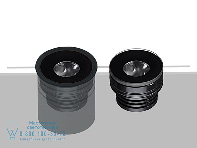 GLASS 524 Светодиодный фонарь из анодированного алюминия Flexalighting