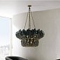 Люстра Arteriors Bilal, кокосовая скорлупа цвета эвкалипта — фото 1