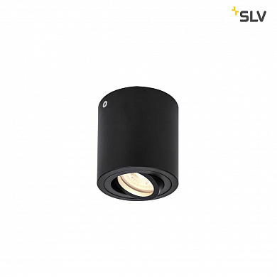 1002010 SLV TRILEDO ROUND GU10 CL светильник потолочный для лампы GU10 50Вт макс., черный