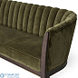 Channel Back Sofa-Muslin Global Views диван