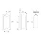 Уличный настенный светильник Ice Cubic rectangular Moretti Luce 3410 — фото 7