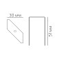 Комплект крепежей для шинопровода CLIP SPACE V TRACK Led Technology — фото 2