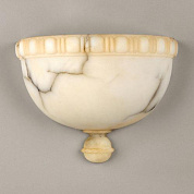 WA0083.IV.SE Neoclassical Uplighter, Alabaster