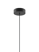 Потолочная розетка Single System Lodes, черный матовый ral 9005